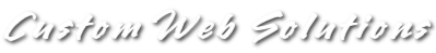 Custom Web Solutions